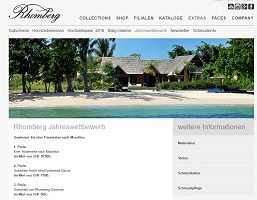 Mauritius Reise Gewinnspiel, Rhomberg Gewinnspiel