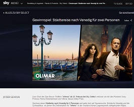 Sky Gewinnspiel