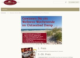 Ostsee Wochenende Gewinnspiel
