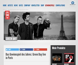 Warner Music Gewinnspiel
