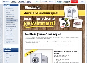 Westfalia Gewinnspiel
