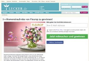 Lecker Gewinnspiel