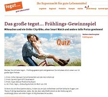 tegut Gewinnspiel
