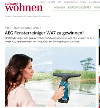 zuhause wohnen Gewinnspiel