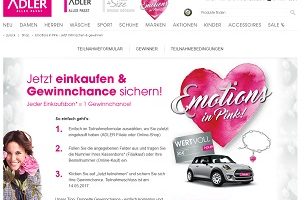 Adler Gewinnspiel