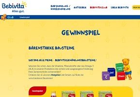 Bebivita Gewinnspiel