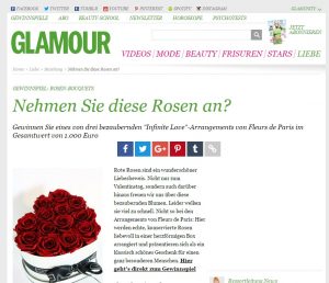 Glamour Gewinnspiel