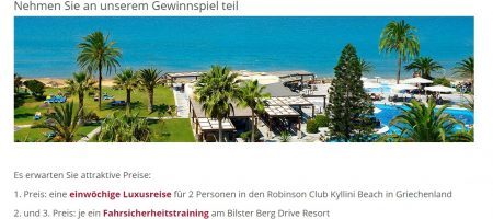 Glinicke Gewinnspiel