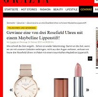 Grazia Gewinnspiel