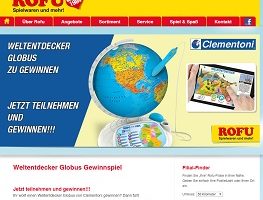 Clementoni Globus Gewinnspiel