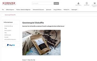 Schrader Gewinnspiel