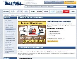 Westfalia Gewinnspiel