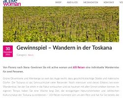 active woman Gewinnspiel