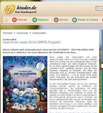 kinder.de Gewinnspiel