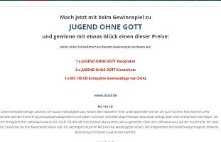 Dual Stereo-Anlage Gewinnspiel