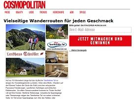Cosmopolitan Gewinnspiel