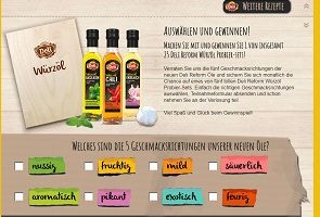 Deli Gewinnspiel, Deli Würzöl Gewinnspiel