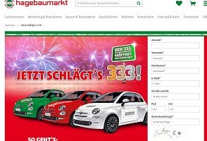 Hagebau Gewinnspiel