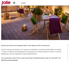 Jolie Gewinnspiel