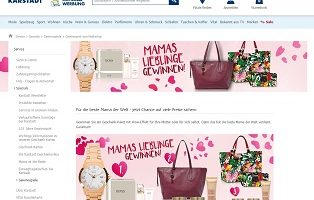 Karstadt Gewinnspiel