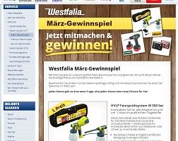Westfalia Gewinnspiel