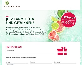 WMF Smoothie Maker Gewinnspiel, Yves Rocher Gewinnspiel