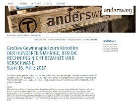 andersweg Gewinnspiel