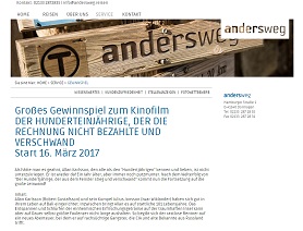 andersweg Gewinnspiel