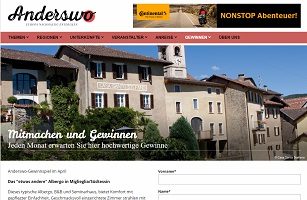 Anderswo Gewinnspiel