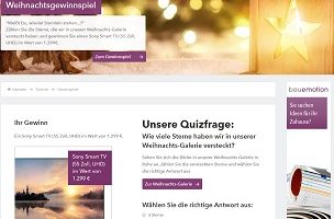 Sony Smart TV Gewinnspiel