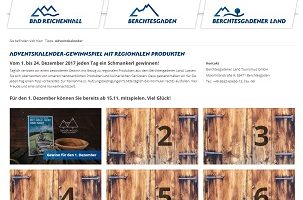 Berchtesgadener Land Adventskalender Gewinnspiel
