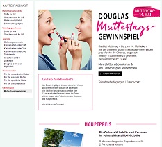 Douglas Gewinnspiel