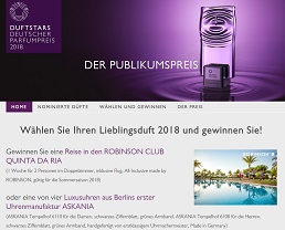 Portugal Reise Gewinnspiel, Duftstars Gewinnspiel