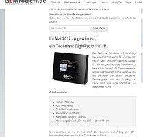 Elektrotreff Gewinnspiel