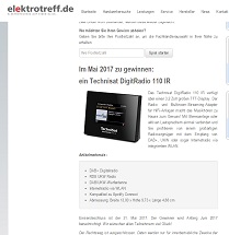 Elektrotreff Gewinnspiel