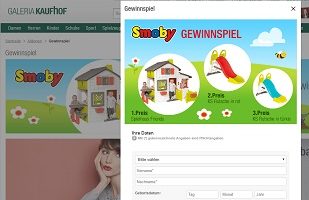 Galeria Kaufhof Gewinnspiel