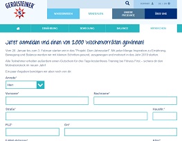 Wochenvorrat Wasser Gewinnspiel, Gerolsteiner Gewinnspiel