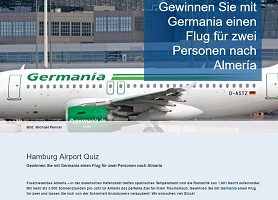 Hamburg Airport Gewinnspiel
