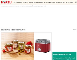 Hörzu Gewinnspiel