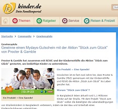 Kinder Gewinnspiel