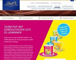 Lindt Mini Pralinés Gewinnspiel