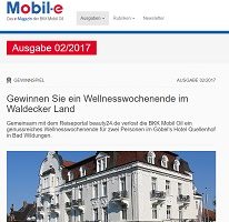 Mobil-e Gewinnspiel