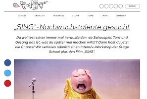 Mädchen Gewinnspiel