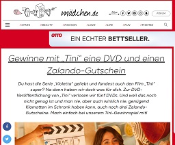 Mädchen Gewinnspiel