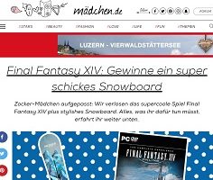 Mädchen Gewinnspiel