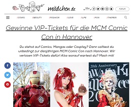 Mädchen Gewinnspiel