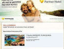 Neckermann Gewinnspiel