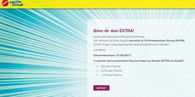 Sinalco Gewinnspiel
