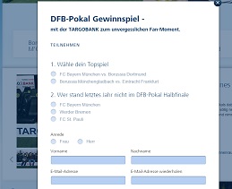 Targo Bank Gewinnspiel