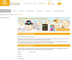 Vitalsana Gewinnspiel